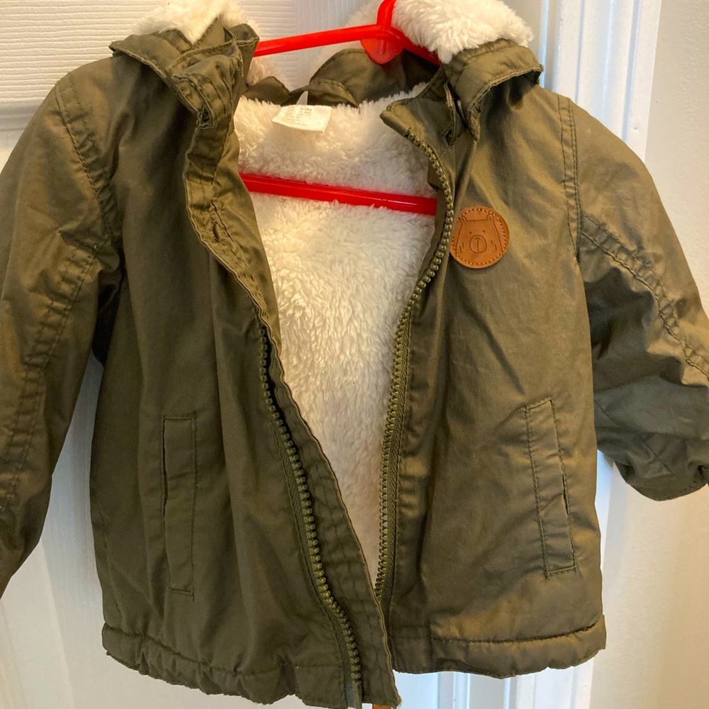Soft warm cozy jacket for baby